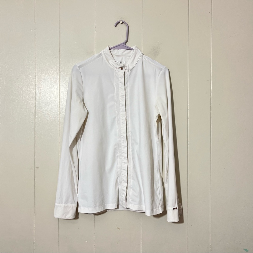 Pikeur Equestrian Riding Sinja Long Sleeve White Size 40